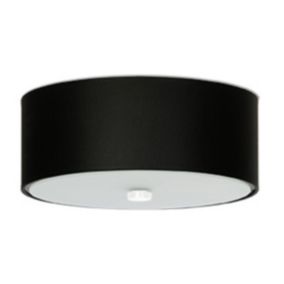 Plafon Sollux Lighting SKALA 30 czarny 1 szt.