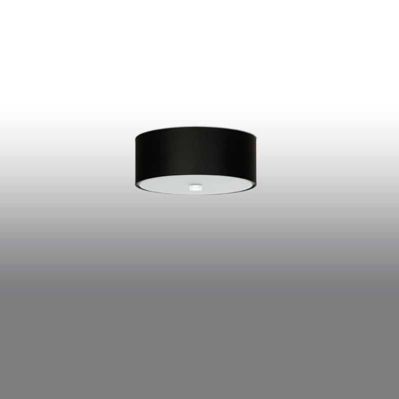 Plafon Sollux Lighting SKALA 30 czarny 1 szt.