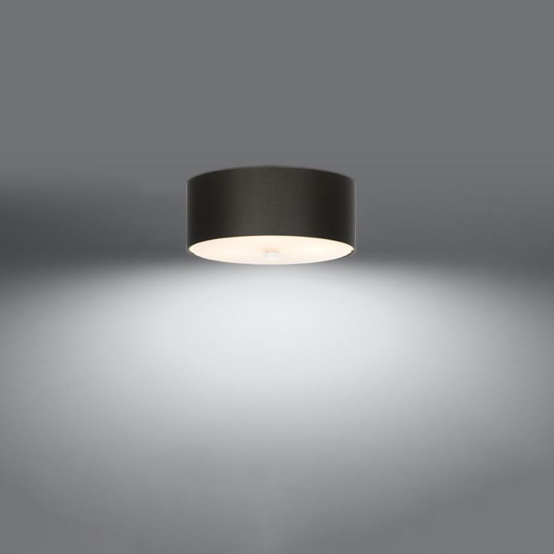 Plafon Sollux Lighting SKALA 30 czarny 1 szt.