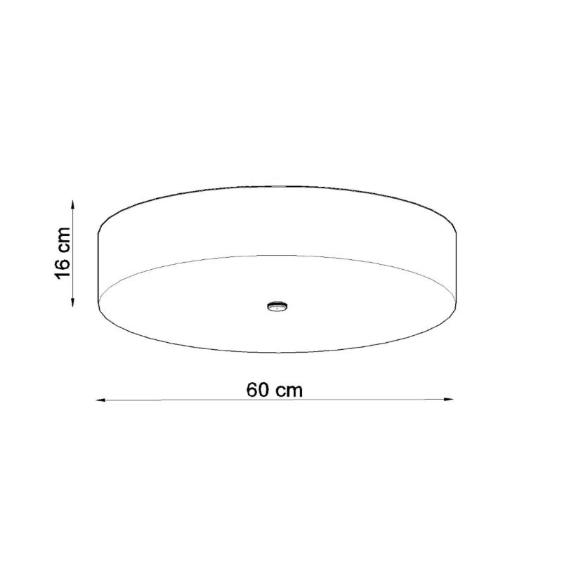 Plafon Sollux Lighting SKALA 60 biały 1 szt.
