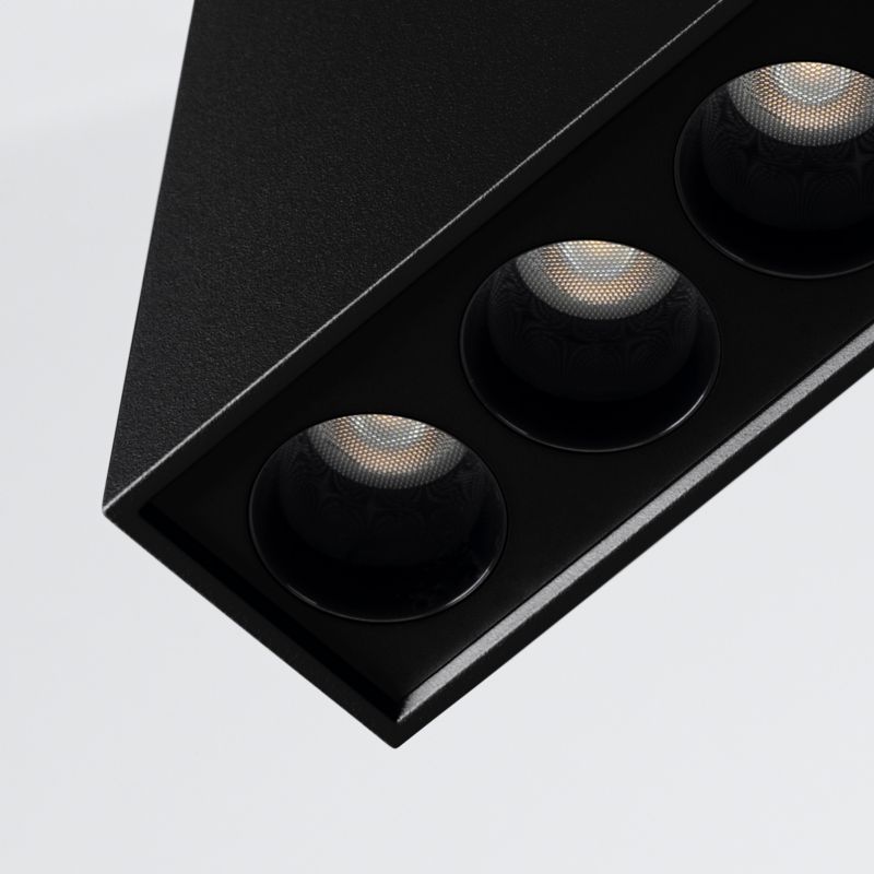 Plafon Sollux Lighting SOLE czarny LED 1 szt.