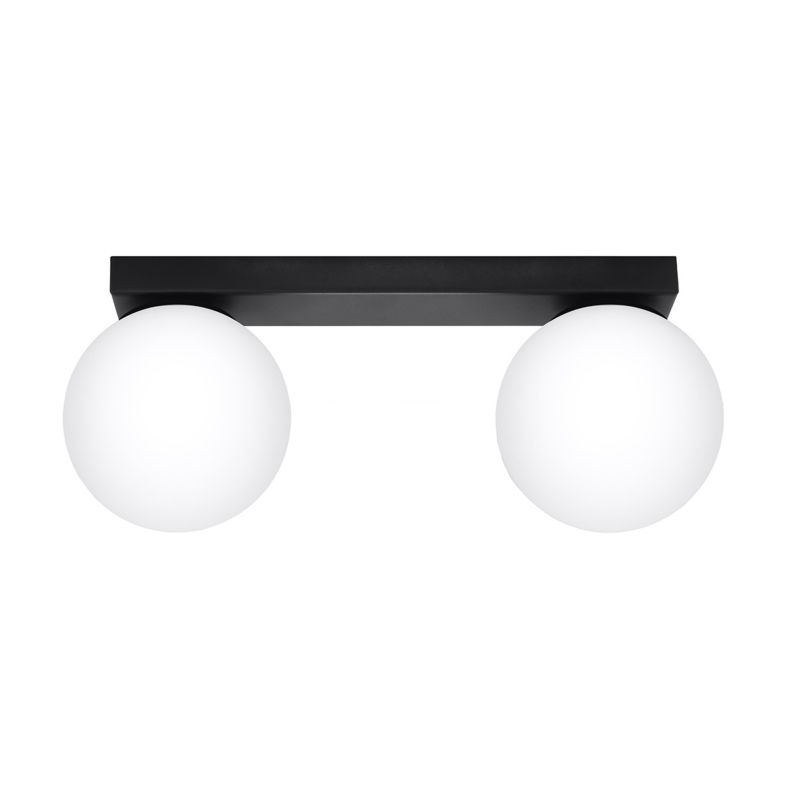 Plafon Sollux Lighting YOLI 2 czarny 1 szt.