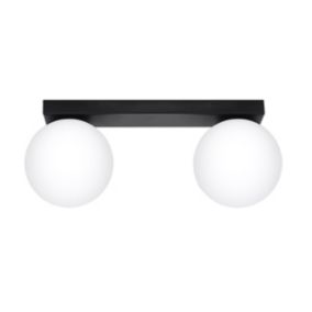 Plafon Sollux Lighting YOLI 2 czarny 1 szt.