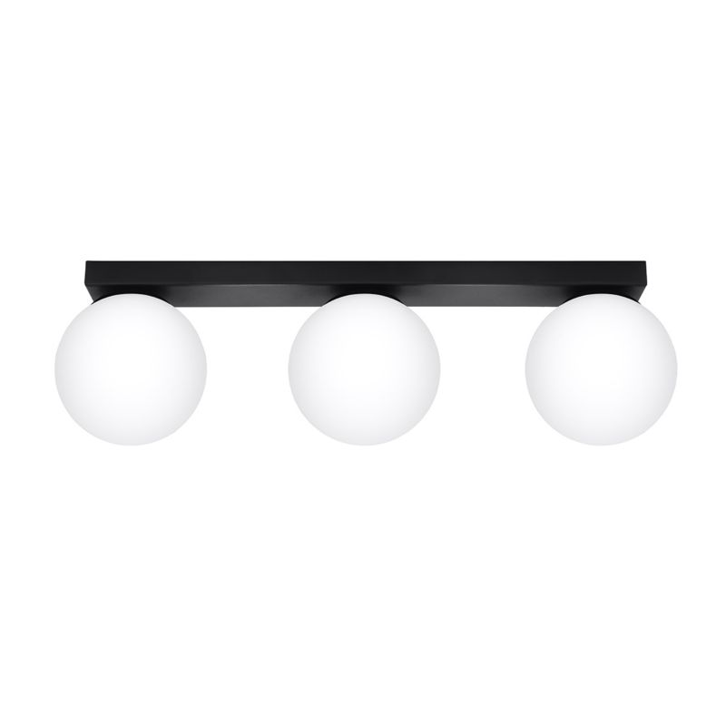 Plafon Sollux Lighting YOLI 3 czarny 1 szt.