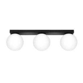 Plafon Sollux Lighting YOLI 3 czarny 1 szt.