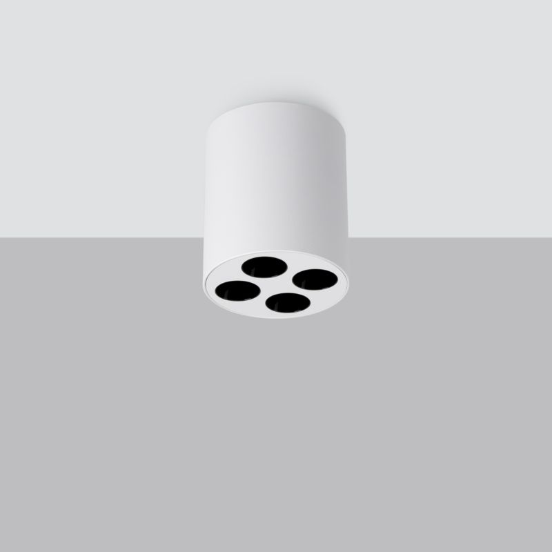 Plafon Sollux Lighting ZOE biały LED 1 szt.