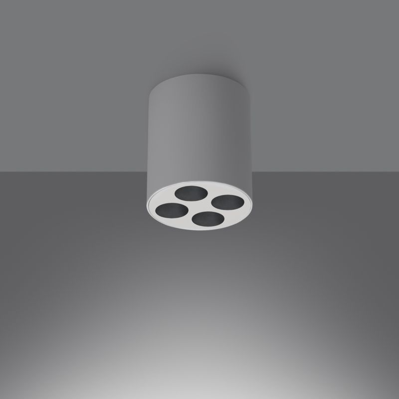 Plafon Sollux Lighting ZOE biały LED 1 szt.