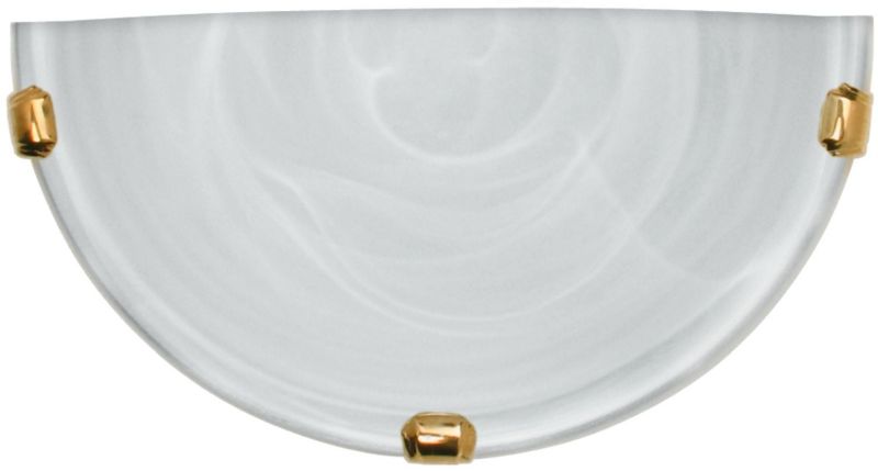 Plafon sufitowy Candellux Duna złoto-biały  1 x E27 x  IP20 wym: 15 x 30 x 9 cm - 1 szt.