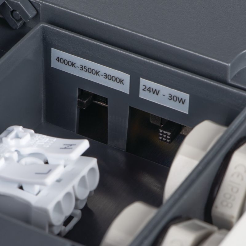 Plafon sufitowy Kanlux Beno biały LED 30W 3000K-4000K 3490lm łazienkowy IP65 wym: 5,7 x 26 x 26 cm tworzywo sztuczne - 1 szt.