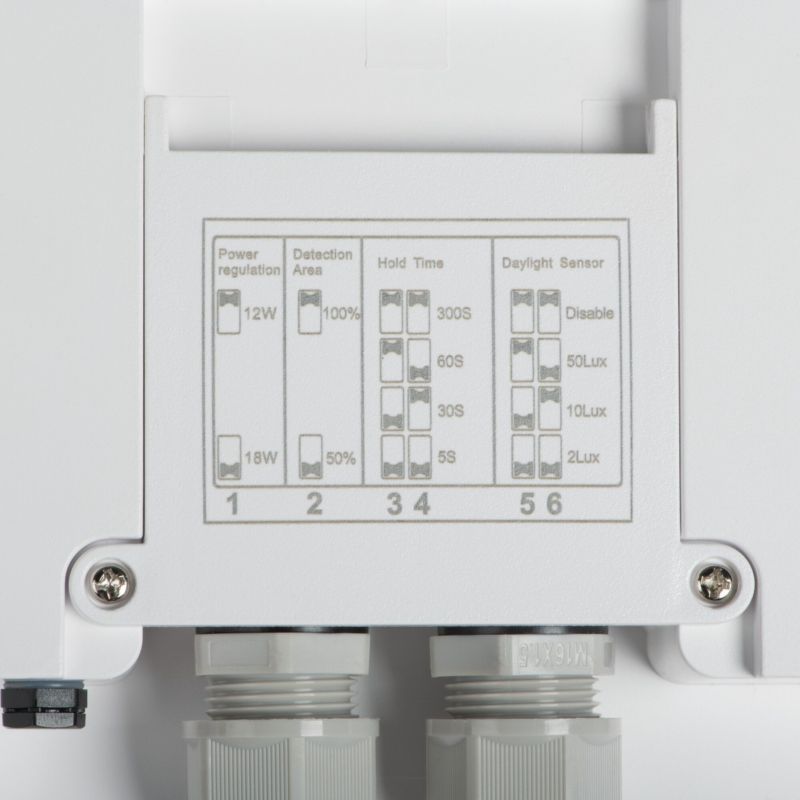 Plafon sufitowy Kanlux Beno biały LED 30W 3000K-4000K 3490lm łazienkowy IP65 wym: 5,7 x 26 x 26 cm tworzywo sztuczne - 1 szt.
