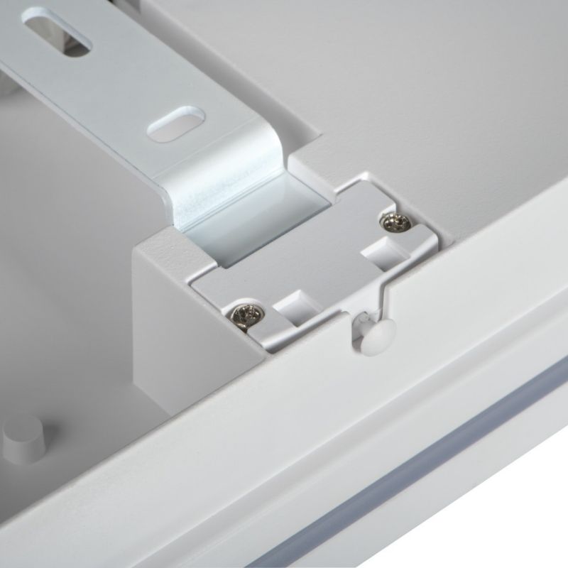 Plafon sufitowy Kanlux Beno grafitowo-biały LED 30W 3000K-4000K 2940lm łazienkowy IP65 wym: 5,7 x 26 x 26 cm - 1 szt.