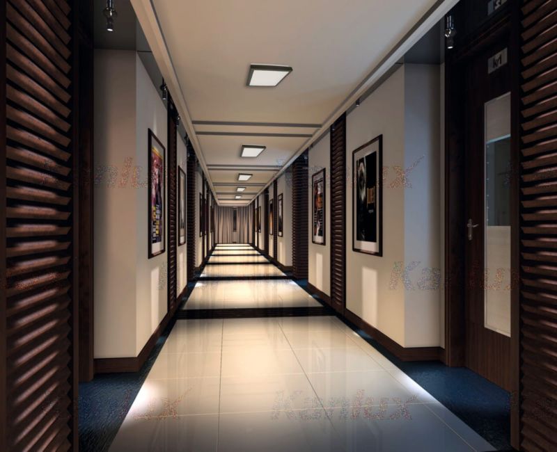 Plafon sufitowy Kanlux Tybia biało-czarny LED 25W 4000K 2600lm  IP20 wym: 6,5 x 32 x 32 cm aluminium - 1 szt.