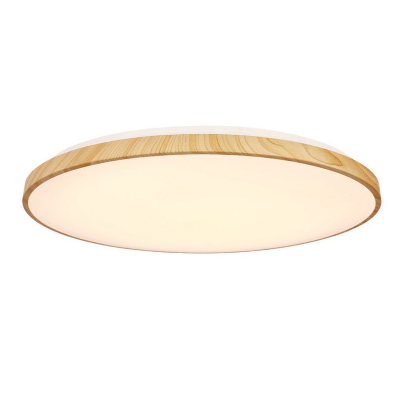 Plafon sufitowy lampa Candellux Tens biały jasne drewno LED 48W 3000K-6000K 3400lm   wym: 59 x 59 cm metal - 1 szt.