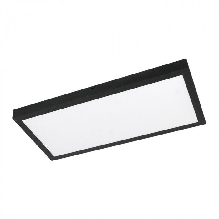 Plafon sufitowy lampa Ecolight Natynkowy czarno-biały LED 24W 4000K 1900lm  IP20 wym: 3,8 x 59,5 x 29,5 cm aluminium - 1 szt.