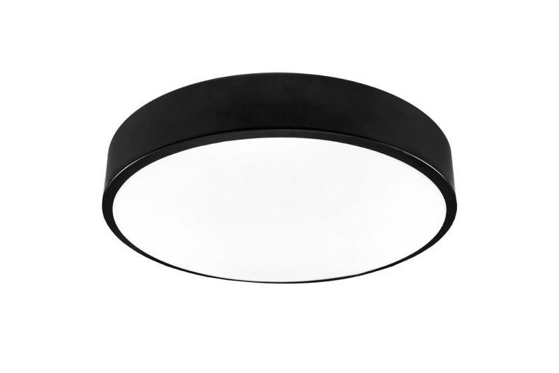 Plafon sufitowy lampa IdeaLED Houston czarno-biały LED 24W 4000K 2160lm  IP20 wym: 5 x 30 x 30 cm metal - 1 szt.