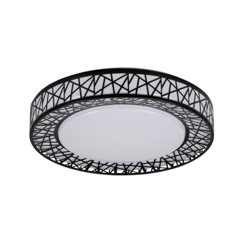 Plafon sufitowy lampa Kanlux Amazi czarno-biały LED 17.5W 4000K 925lm  IP20 wym: 10 x 38 x 38 cm metal - 1 szt.