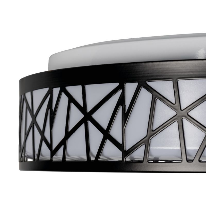Plafon sufitowy lampa Kanlux Amazi czarno-biały LED 17.5W 4000K 925lm  IP20 wym: 10 x 38 x 38 cm metal - 1 szt.