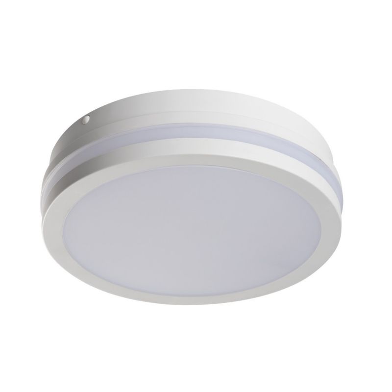 Plafon sufitowy lampa Kanlux Beno biały LED 18W 3000K-4000K 2080lm łazienkowy IP65 wym: 5,7 x 22 x 22 cm - 1 szt.