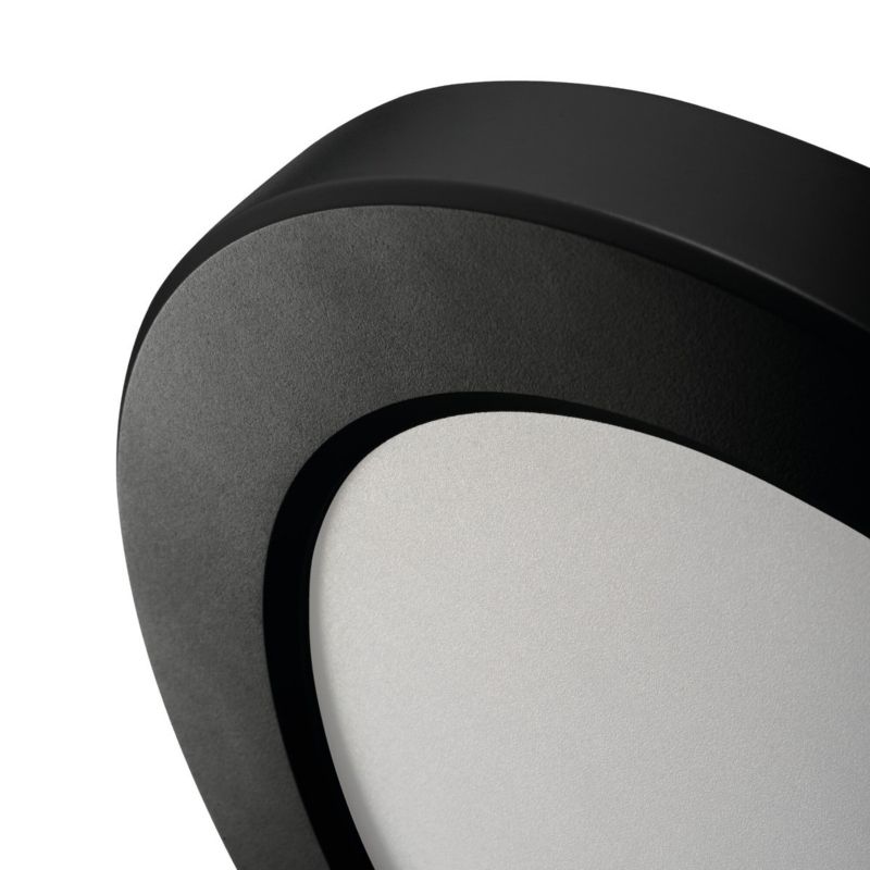 Plafon sufitowy lampa Kanlux Erga czarno-biały LED 17W 3000K-6500K 1600lm  IP20 wym: 2 x 23 x 23 cm tworzywo sztuczne - 1 szt.