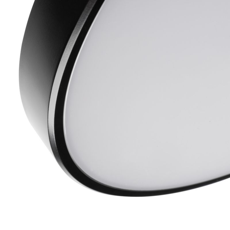 Plafon sufitowy lampa Kanlux Plafon czarno-biały LED 20W 3000K-6500K 2060lm  IP20 wym: 5,6 x 39 x 39 cm tworzywo sztuczne - 1 szt.