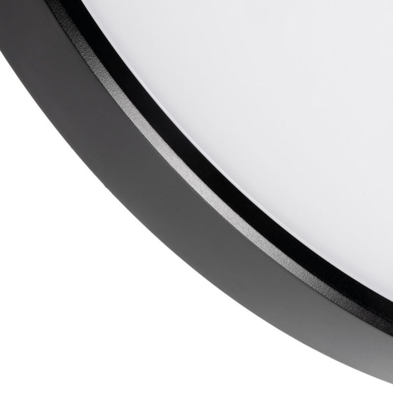 Plafon sufitowy lampa Kanlux Plafon czarno-biały LED 20W 3000K-6500K 2060lm  IP20 wym: 5,6 x 39 x 39 cm tworzywo sztuczne - 1 szt.