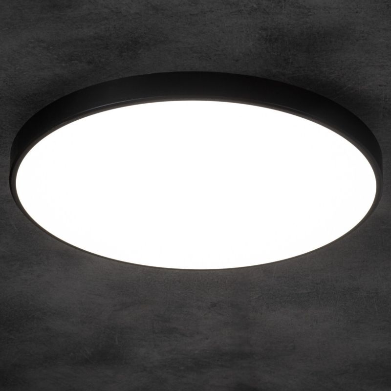 Plafon sufitowy lampa Kanlux Plafon czarno-biały LED 20W 3000K-6500K 2060lm  IP20 wym: 5,6 x 39 x 39 cm tworzywo sztuczne - 1 szt.