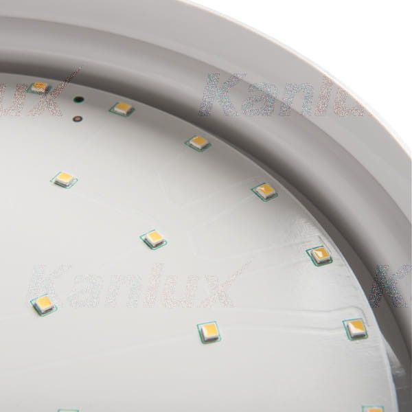 Plafon sufitowy lampa Kanlux Sanso biały LED 15W 4000K 1250lm  IP44 wym: 5 x 25 x 25 cm tworzywo sztuczne - 1 szt.