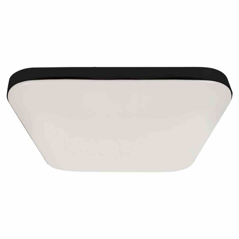 Plafon sufitowy lampa Milagro Nemo czarno-biały LED 17W 4000K 1530lm  IP20 wym: 6 x 33 x 33 cm tworzywo sztuczne - 1 szt.