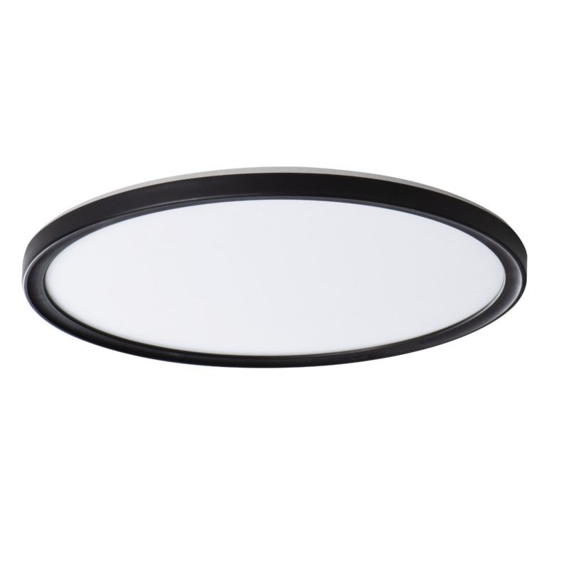 Plafon sufitowy lampa Miledo Azpo czarny LED 22W 4000K 2000  IP54 wym: 2,9 x 42 x 42 cm tworzywo sztuczne - 1 szt.