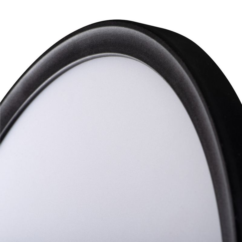Plafon sufitowy lampa Miledo Azpo czarny LED 22W 4000K 2000  IP54 wym: 2,9 x 42 x 42 cm tworzywo sztuczne - 1 szt.