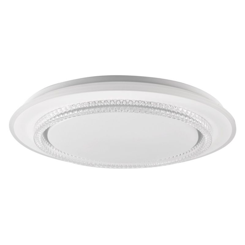 Plafon sufitowy lampa Polux Adela biały LED 72W 3000K-6000K 8000lm  IP44 wym: 7 x 48 x 48 cm aluminium - 1 szt.