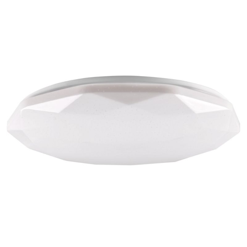 Plafon sufitowy lampa Polux Galaxy biały LED 72W 3000K-6000K 8000lm  IP44 wym: 8,5 x 49,5 x 49,5 cm tworzywo sztuczne - 1 szt.
