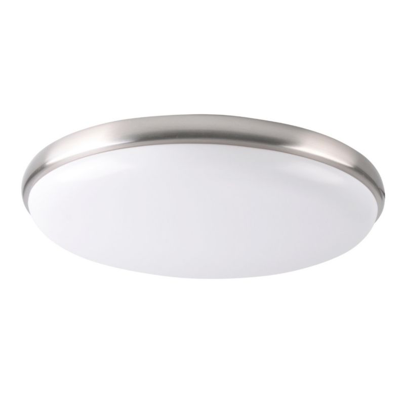 Plafon sufitowy lampa Polux Metis  biały chromowany LED 12W 4000K 820lm  IP20 wym: 6,8 x 24 x 24 cm tworzywo sztuczne - 1 szt.
