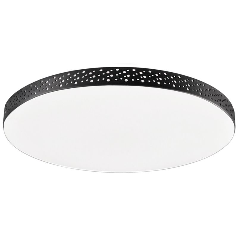 Plafon sufitowy lampa Polux Moon  biało-czarny LED 18W 4000K 1850lm  IP44 wym: 6,5 x 35,5 x 35,5 cm tworzywo sztuczne - 1 szt.