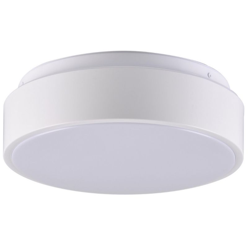 Plafon sufitowy lampa Polux Rene  biały LED 15W 4000K 900lm  IP44 wym: 10 x 28 x 28 cm tworzywo sztuczne - 1 szt.
