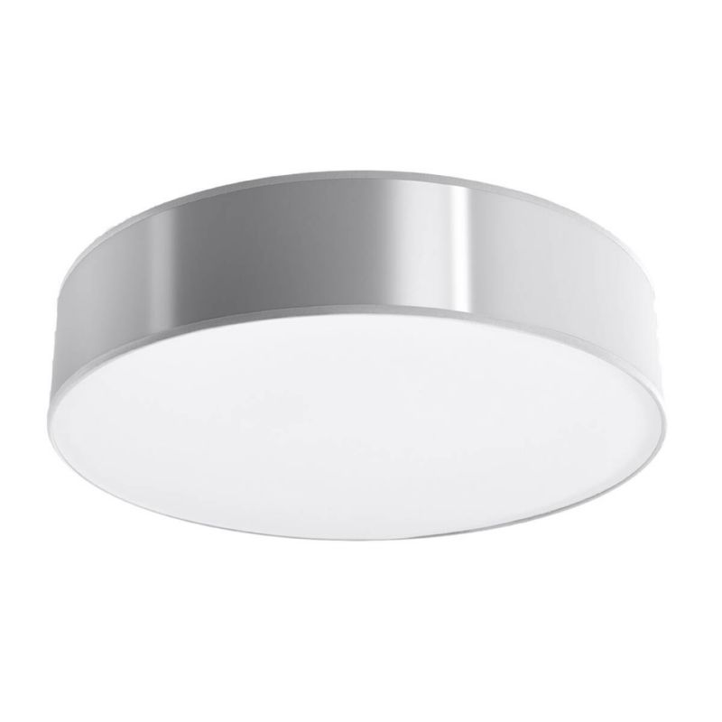 Plafon sufitowy lampa Sollux Lighting Arena szary  4 x E27 x 15W IP20 wym: 11 x 55 x 55 cm - 1 szt.