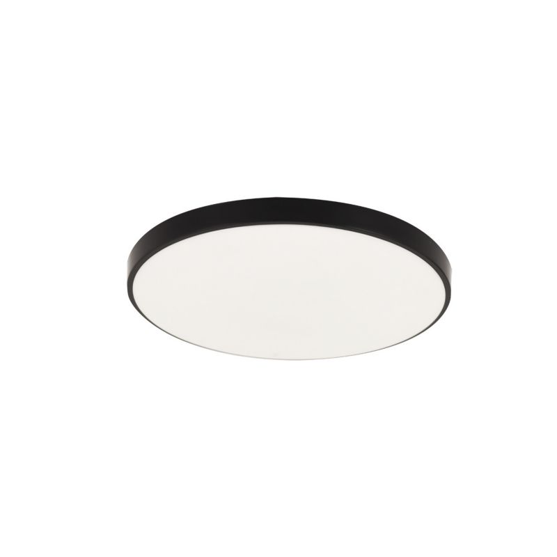 Plafon sufitowy lampa Struhm Dowbor czarno-biały LED 12W 4000K 890lm łazienkowy IP44 wym: 5 x 23 x 23 cm - 1 szt.