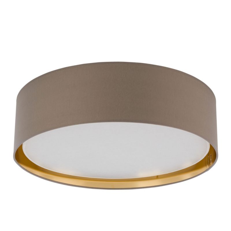 Plafon sufitowy lampa TK-Lighting Bilbao biało-beżowy-złoty  4 x E27 x 15W IP20 wym: 17 x 60 x 60 cm - 1 szt.