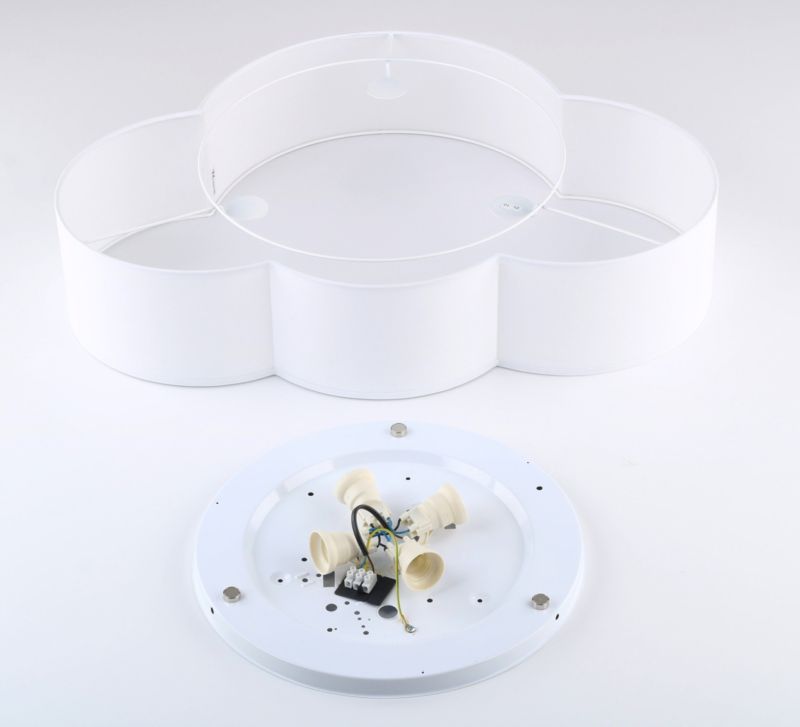 Plafon sufitowy lampa TK-Lighting Cloud biały  4 x E27 x 15W IP20 wym: 13 x 45 x 62 cm - 1 szt.