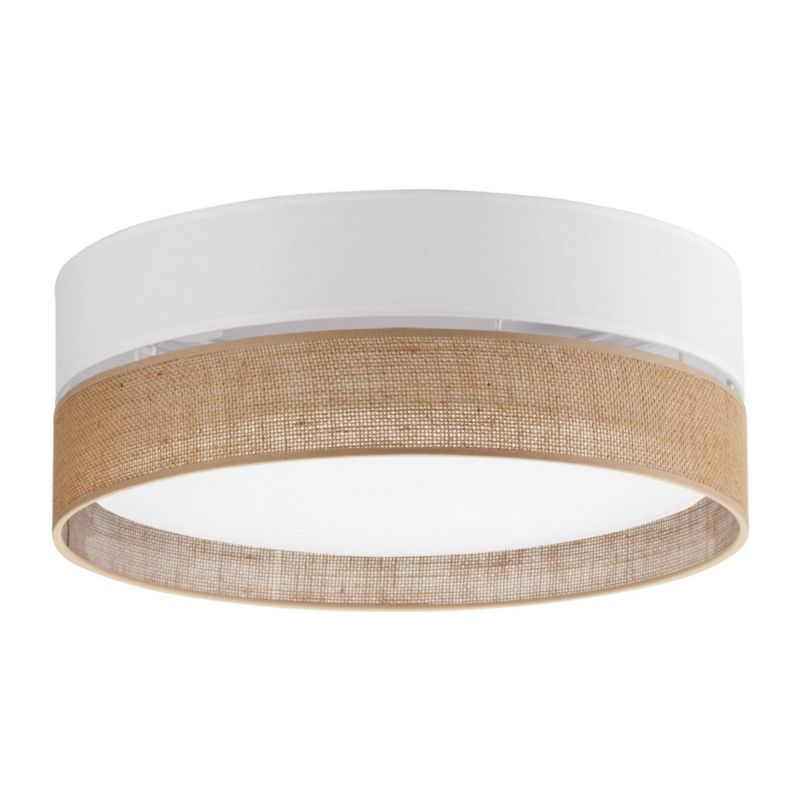 Plafon sufitowy lampa TK-Lighting Linobianco biały  3 x E27 x 15W IP20 wym: 16 x 45 x 45 cm - 1 szt.