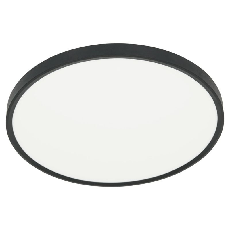 Plafon sufitowy Milagro  czarno-biały LED 32W 3000K-6500K 3400lm  IP40 wym: 40 x 40 cm tworzywo sztuczne - 1 szt.