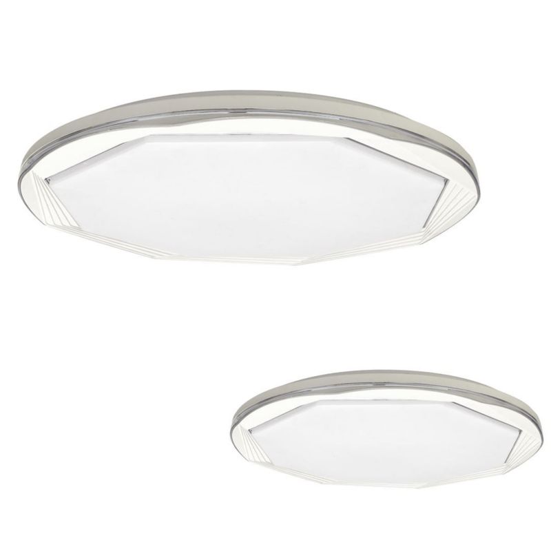 Plafon sufitowy Milagro Optima biały LED 52W 3000K-6000K   IP20 wym: 6 x 48 x 48 cm tworzywo sztuczne - 1 szt.