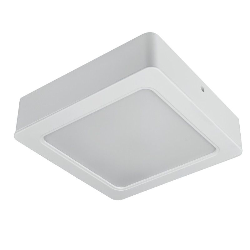 Plafon sufitowy nowoczesny DPM  biały LED 18W 3000K-6000K 1900lm łazienkowy IP54 wym: 4,6 x 16,7 x 16,7 cm - 1 szt.