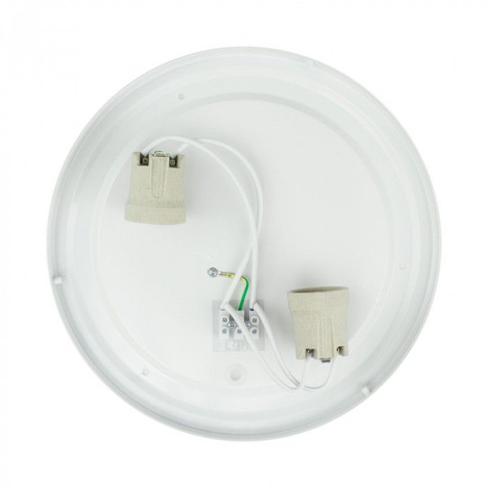 Plafon sufitowy nowoczesny Ecolight  czarno-biały  2 x E27 x 40W IP20 wym: 8 x 30 x 30 cm - 1 szt.