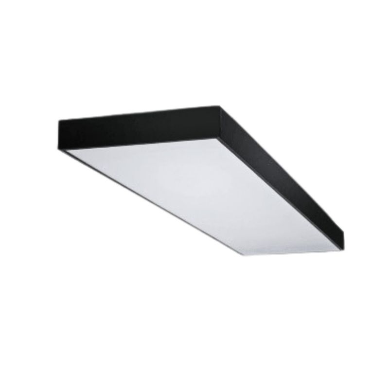 Plafon sufitowy nowoczesny Ecolight Downlight czarno-biały LED 50W 4000K 4500lm  IP20 wym: 3,8 x 120 x 30 cm aluminium - 1 szt.