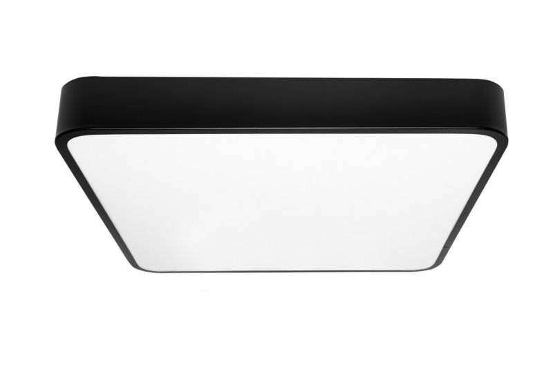 Plafon sufitowy nowoczesny IdeaLED Hollywood czarno-biały LED 36W 4000K 3240lm  IP20 wym: 5 x 40 x 40 cm metal - 1 szt.