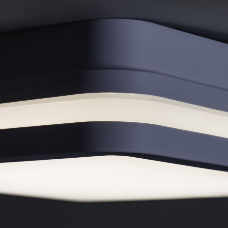 Plafon sufitowy nowoczesny Kanlux Beno biało-grafitowy LED 18W 3000K-4000K 1770lm łazienkowy IP65 wym: 5,7 x 22 x 22 cm - 1 szt.