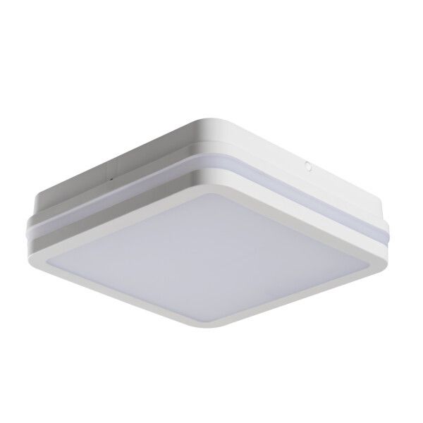 Plafon sufitowy nowoczesny Kanlux Beno biały LED 18W 3000K-4000K 2000lm łazienkowy IP65 wym: 5,7 x 22 x 22 cm - 1 szt.