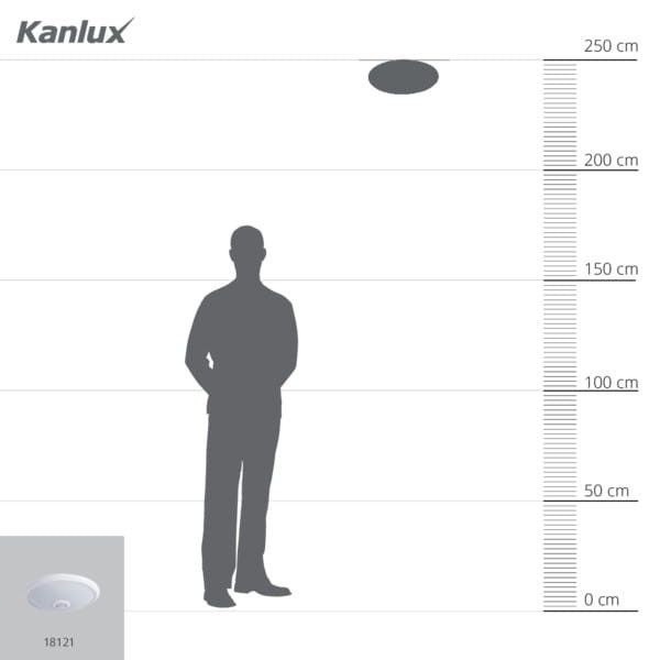 Plafon sufitowy nowoczesny Kanlux Fogler biały LED 14W 4000K 800lm  IP20 wym: 8 x 29 x 29 cm tworzywo sztuczne - 1 szt.