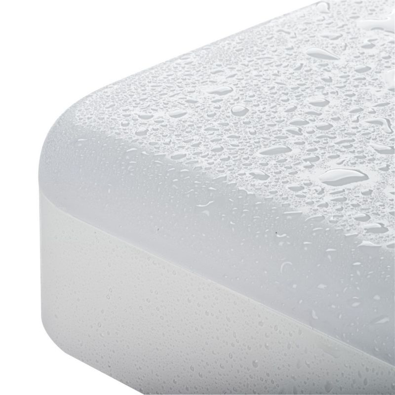 Plafon sufitowy nowoczesny Kanlux Iper biały LED 26W 4000K 3120lm czujnik IP65 wym: 5,5 x 26 x 26 cm tworzywo sztuczne - 1 szt.